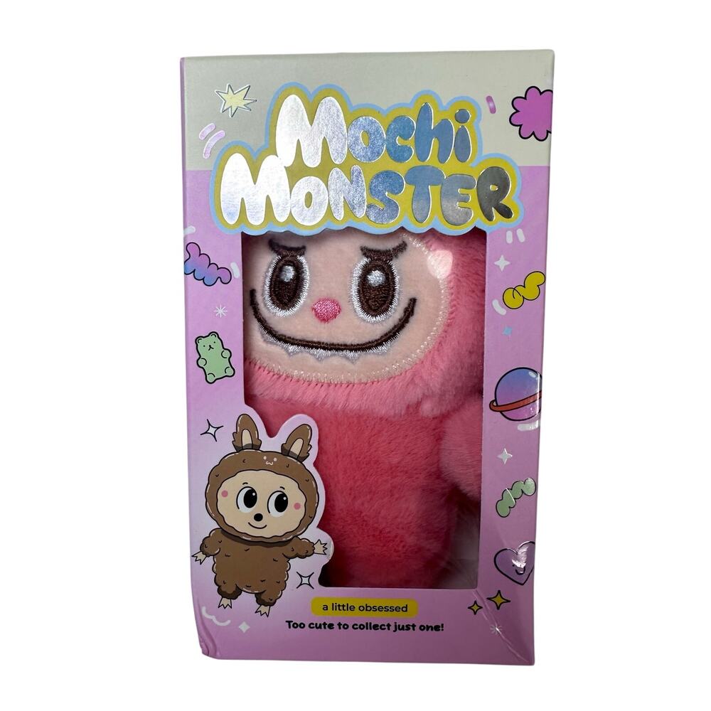 New mochi monster labubu charm pink